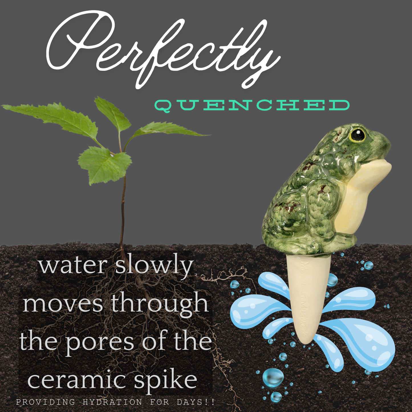 Frog Watering Spike