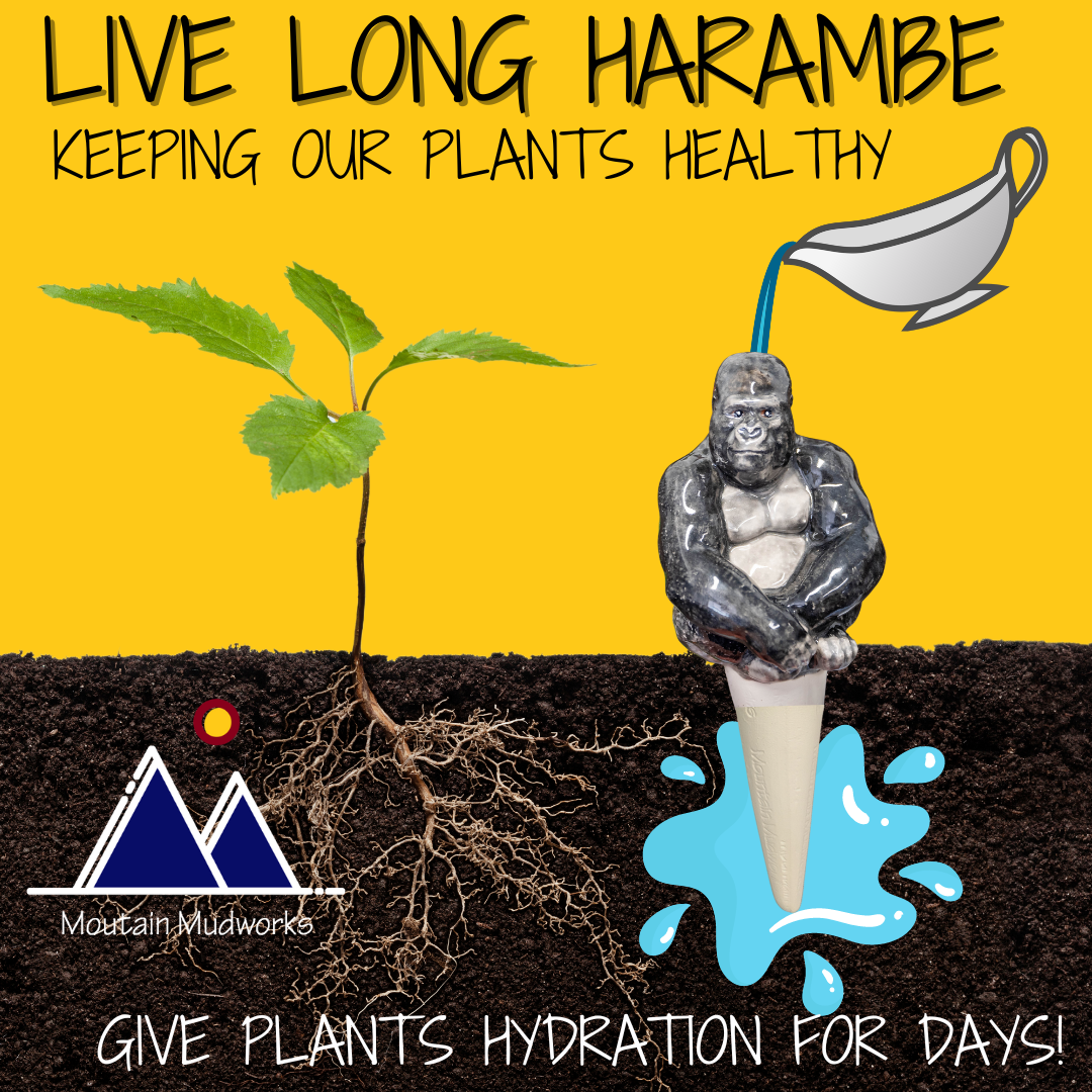 Harambe Plant Watering Spike